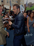 RYAN REYNOLDS LEATHER JACKET #5