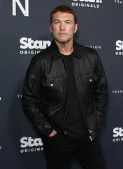 SAM WORTHINGTON LEATHER JACKET # 2