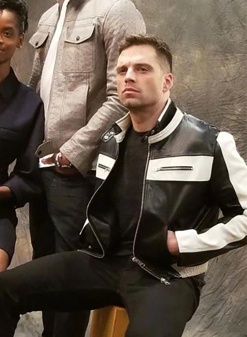 SEBASTIAN STAN LEATHER JACKET