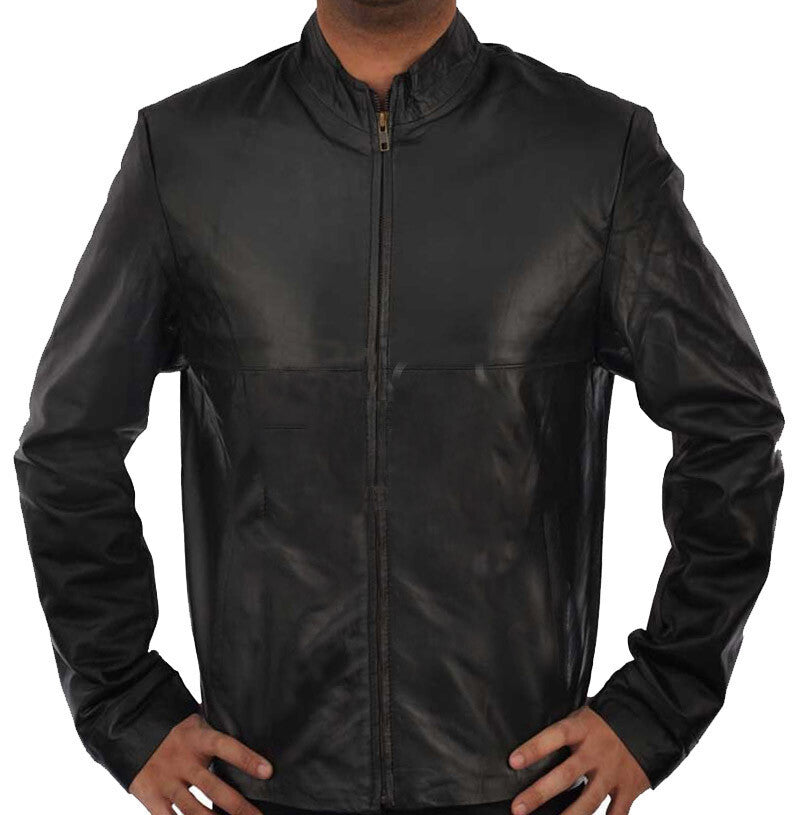 Simp- Black Leather Jacket