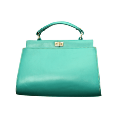 Turquoise Ladies Hand Bag