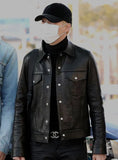 SUGA LEATHER JACKET