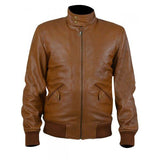 Men's Everyday Brown Leather Jacket