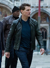 TOM CRUISE MISSION IMPOSSIBLE DEAD RECKONING LEATHER JACKET