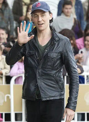 TOM HIDDLESTON LEATHER JACKET